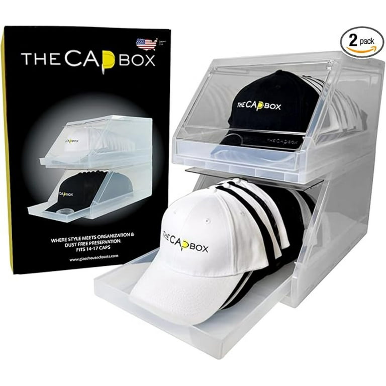 Unknown The CapBox Clear Hat Organizer for Baseball Caps