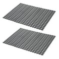 2 PACK Textured Pebble Sink Mat/protector, Adjustable Kitchen Home Sink