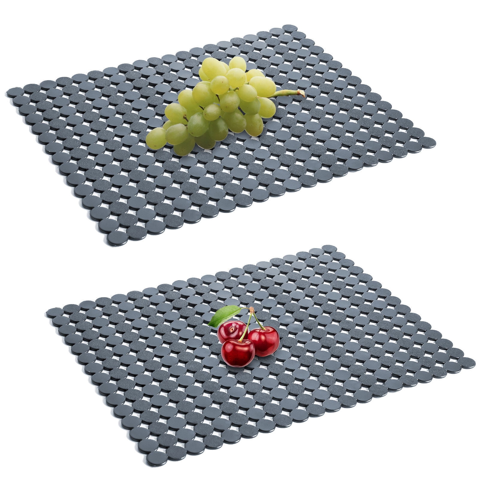 2 PACK Textured Pebble Sink Mat/protector, Adjustable Kitchen Home Sink