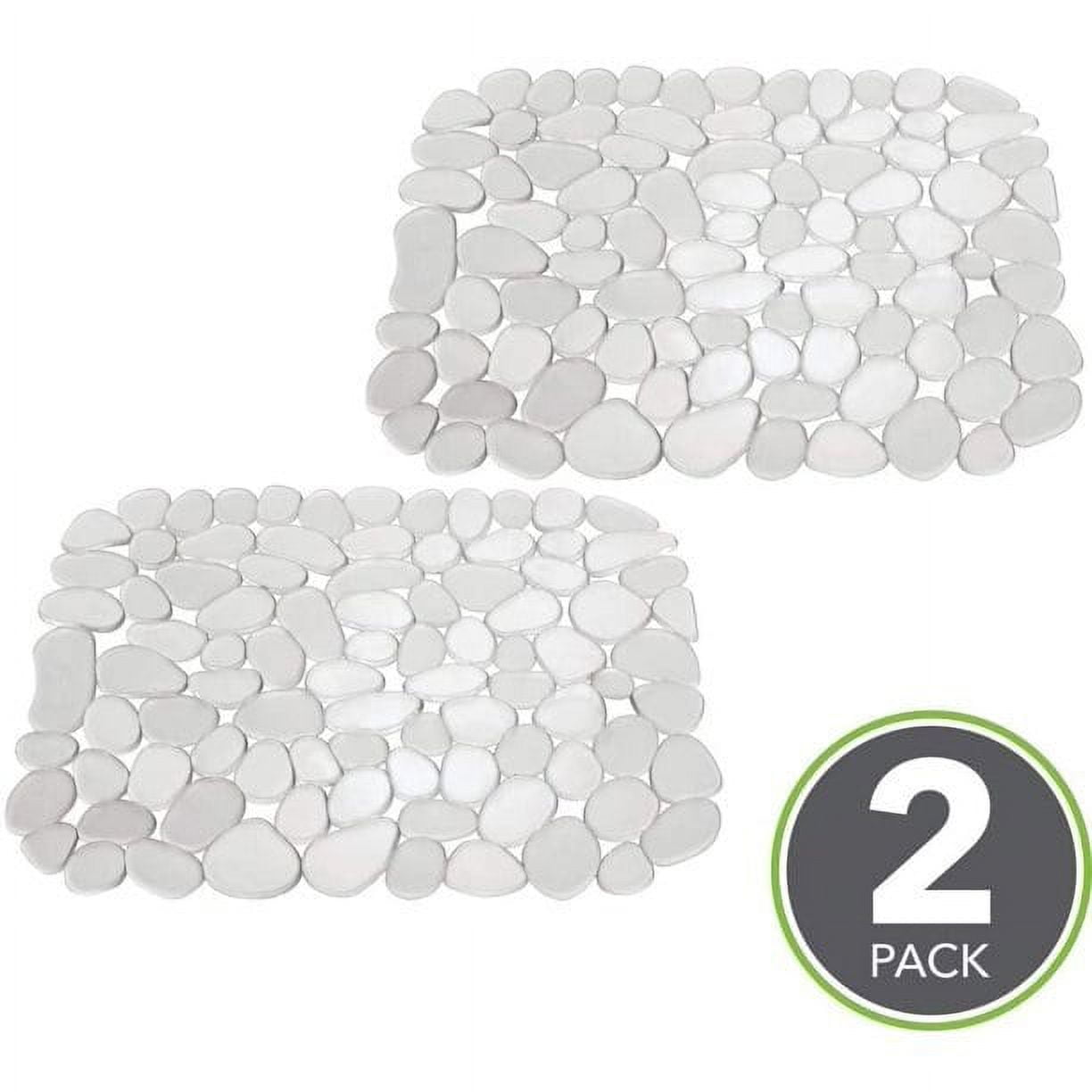 2 PACK Textured Pebble Sink Mat/protector, Adjustable Kitchen Home Sink