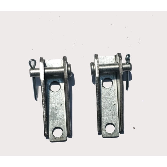 2 PACK - Todco Style Roll-up Door Box Cable Anchor Bracket Clevis Pin Kit - ZINC