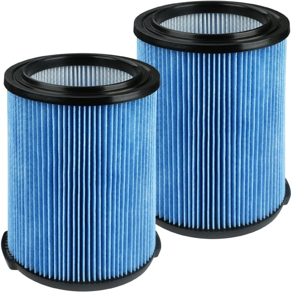 2 PACK VF5000 Replacement Filter Compatible with Ridgid 6-20 Gallon Wet Dry Vacuums WD1450 WD0970 WD1270 WD09700 WD06700 WD1680 WD1851 RV2400A