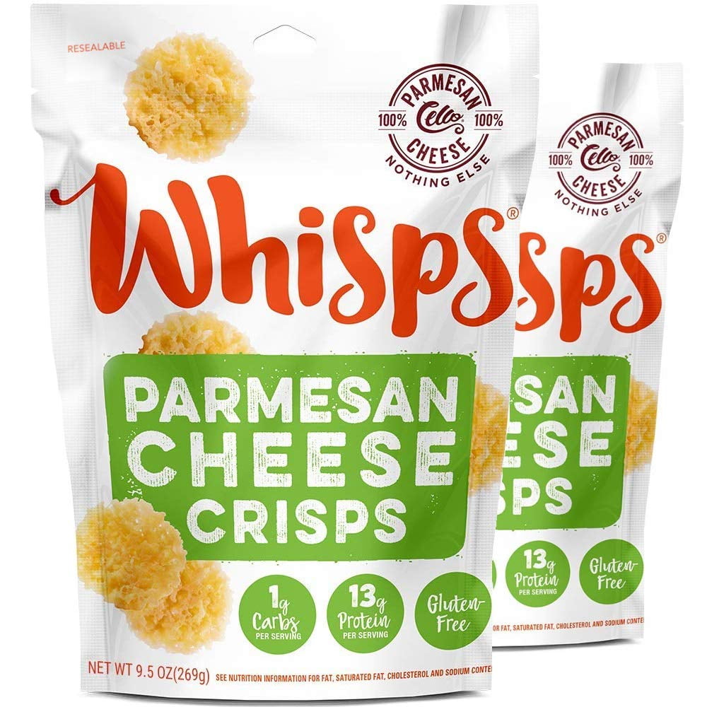 2 PACK Whisps Parmesan Cheese Crisps, 9.5 oz.