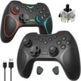 thumbnail image 1 of 2 Pack Wireless Controller for Nintendo Switch/Switch 2/Lite/OLED/PC with Hall Effect Joystick, RGB Light Wake-Up, Turbo, Dual Vibration, Programmable Buttons, 1 of 5