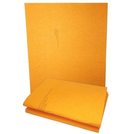 2-PACK - XL Commercial Grade Super Shammy (ORANGE) MADE IN GERMANY - 28" x 20" 260 GSM