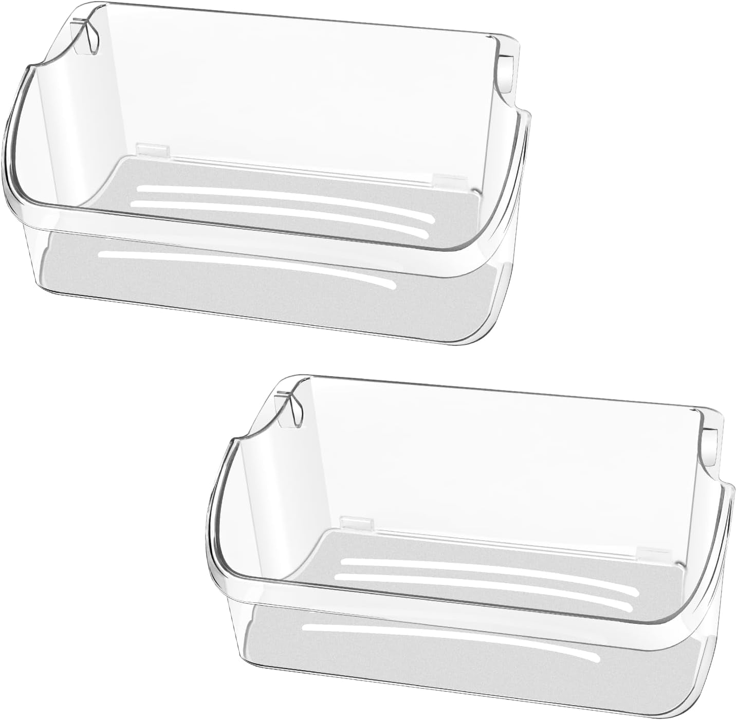 [2 PACK] Yeefeoch 240324502 Refrigerator Door Bin Shelf Compatible with crosley,frigidaire,kenmore Replace 844402,AP2549806,PS429767,EAP429767