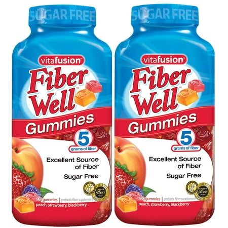 2 PACK | vitafusion Fiber Gummies, 220 Count Sugar Free