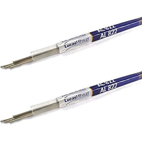2 PACKAGES*** AL 822 Flux Cored Aluminum Solder, 4 Rods, Brazing Alloy, 99088$$Tools & Hardware Other