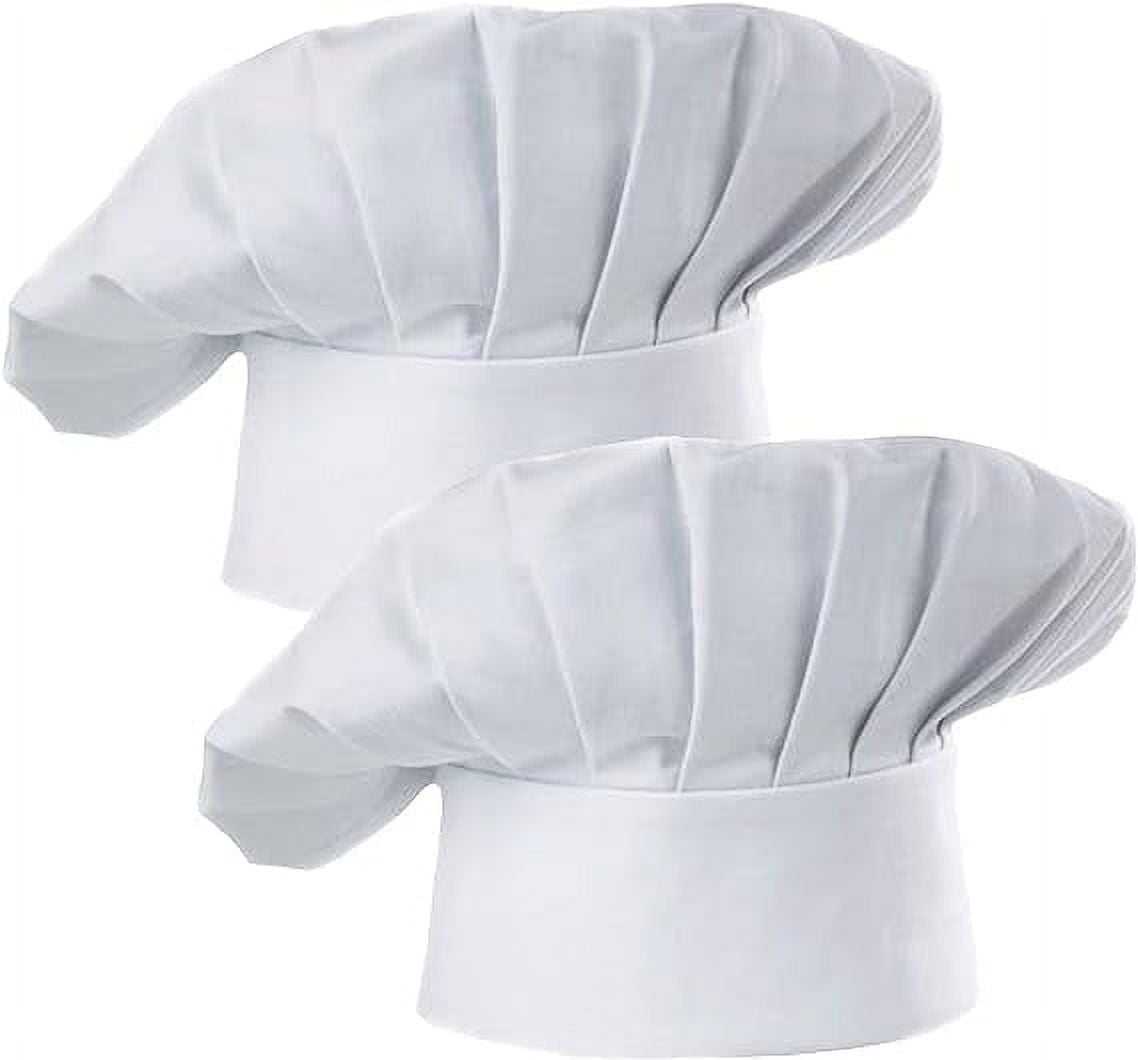 Cabilock Chef Cap 2pcs Chef Hat Bonnets for Women Chef Beanie Black Hats  for Men Hats for Women Men Caps Cook Work Hats for Men Dustproof Work Hat