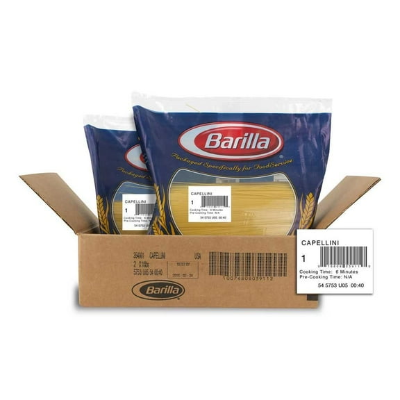 2 PACKS : Capellini Pasta,10 Pound -- 2 Case