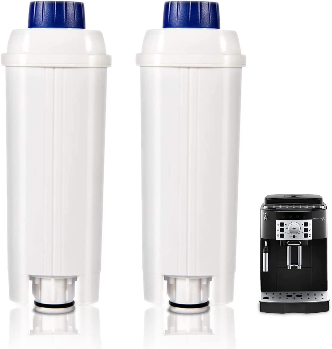 2 PACKS DLSC002 Water Filter Compatible with DeLonghi Coffee Machines ...