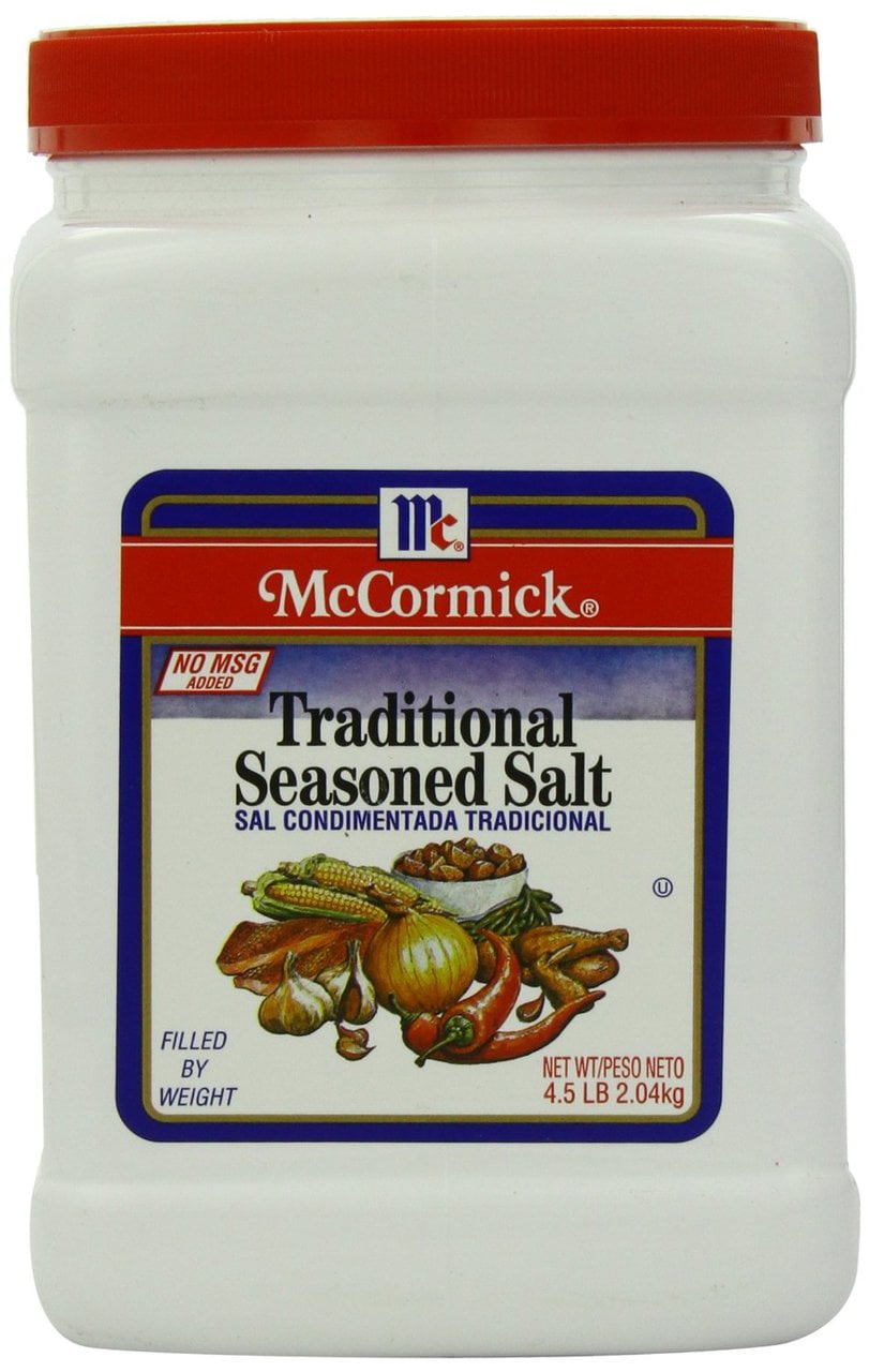 2 PACKS Mccormick Seasoned Salt, Traditional, 4.5Pound