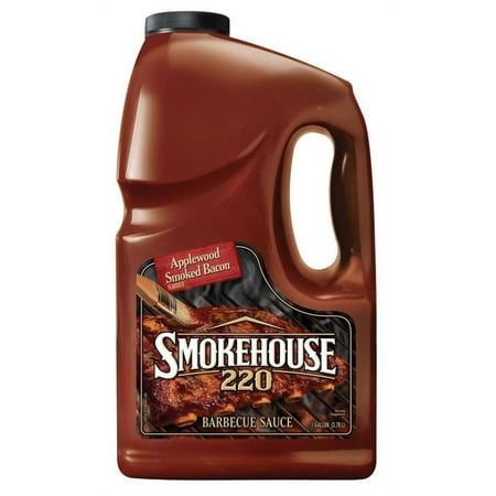 2 PACKS : Smokehouse Applewood Smoked Bacon Barbecue Sauce, 1 Gallon -- 2 per case.