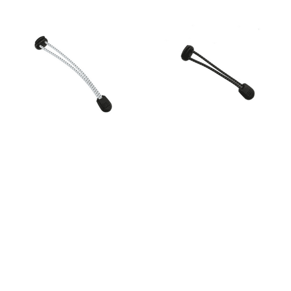 2 PAIRS No Tie Trainers Laces Elastic Lock Shoelaces for Sport Running Hiking Walking, Easy Shoe Lace for Adults Kids 100CM