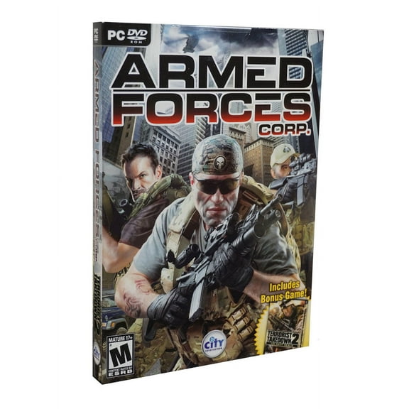 2 PC Action Game Set - Armed Forces Corp + Terrorist Takedown 2