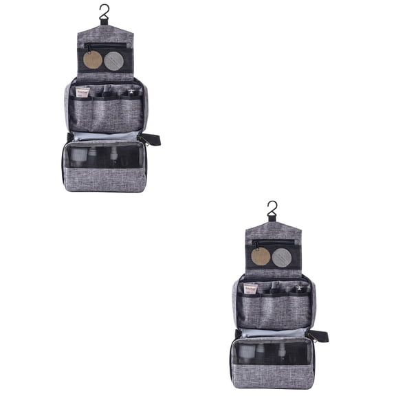 2 PC Cosmetic Cases Makeup Bag Maletin Para Maquillaje Toiletry Kits Bags Travel