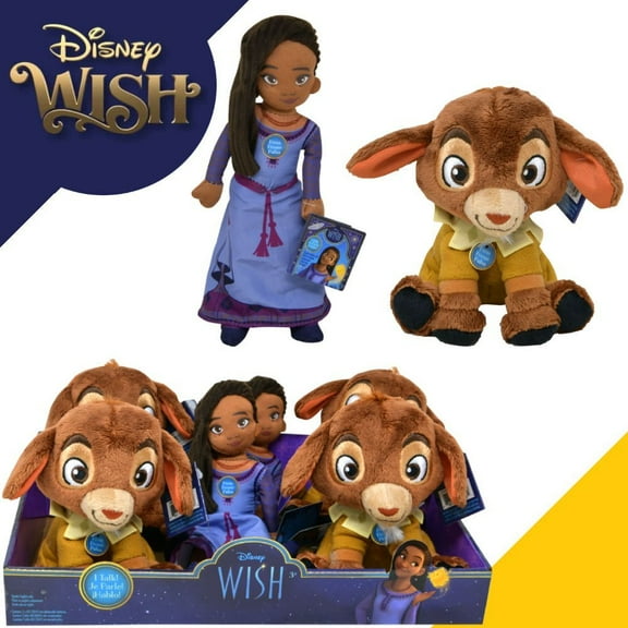 2 PC Disney Wish Talking Small Plush - 2 asst, 1 FOR EACH