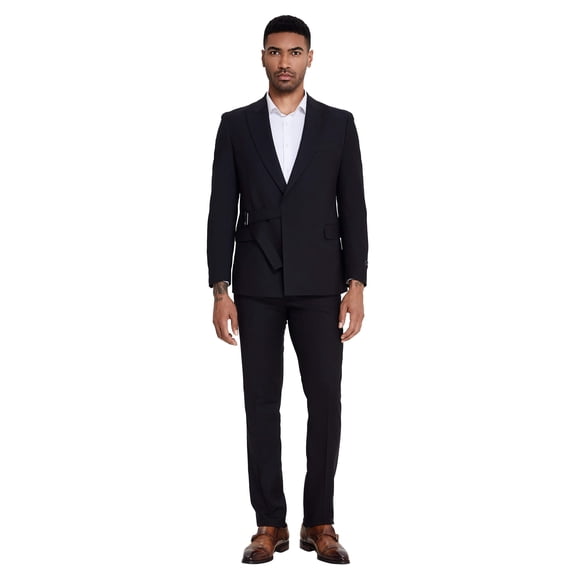 2 PC Double Breasted Solid Suit