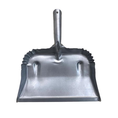 2 PC Fulton Steel Janitor Style Dust Pan