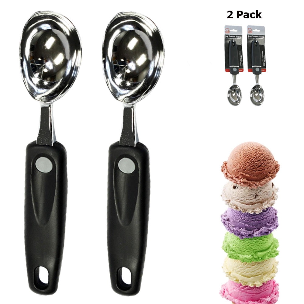 2 PC Ice Cream Scoop Heavy Duty Professional Spade Dessert Scooper Spoon Sorbet