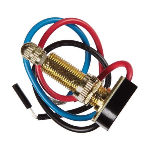 6 Amp Single-Pole Rotary Switch, Brass 6 Amp Single-Pole Rotary Switch, Brass