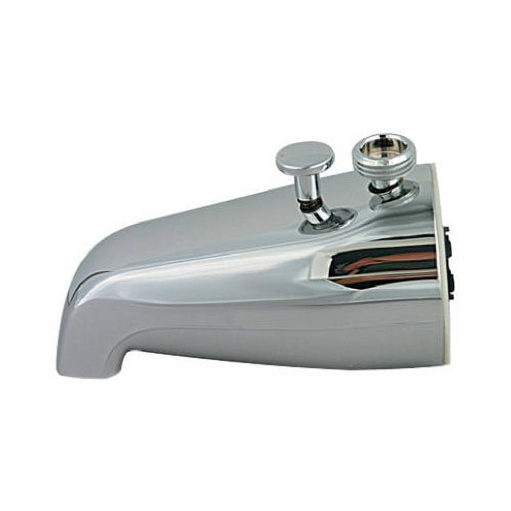 2 PC,Master Plumber 682677 Bath Tub Diverter Spout, Chrome Finish