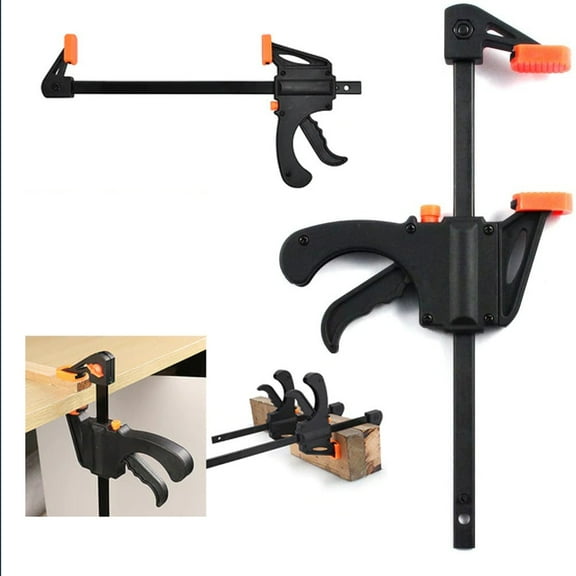 1 Quick Release Ratcheting Bar Clamp Spreader Tool One Handed Woodworking 4 Inch
