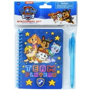 2 PC Paw Patrol Spiral Notebook with Pen in Poly Bag with Header 50 Sheets