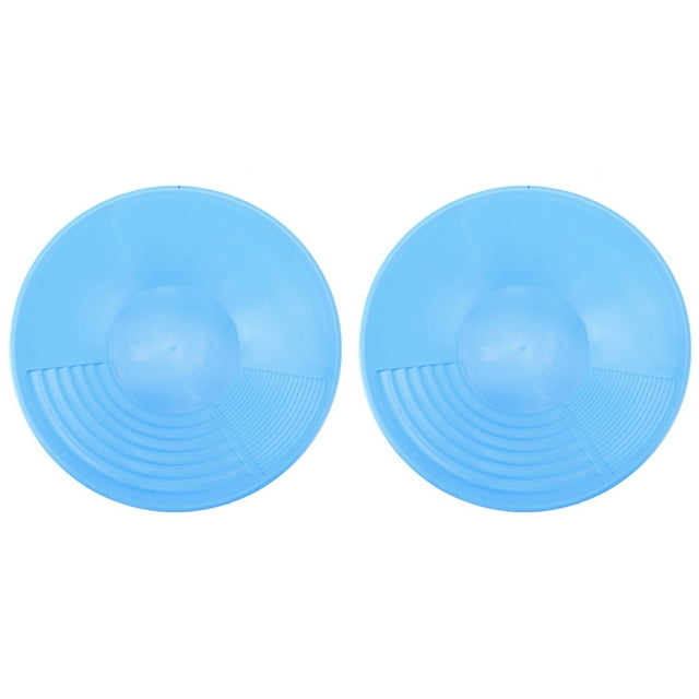 2 PC Plastic Gold Pan Gold Basin for Sand Mud Mineral Processing Gold