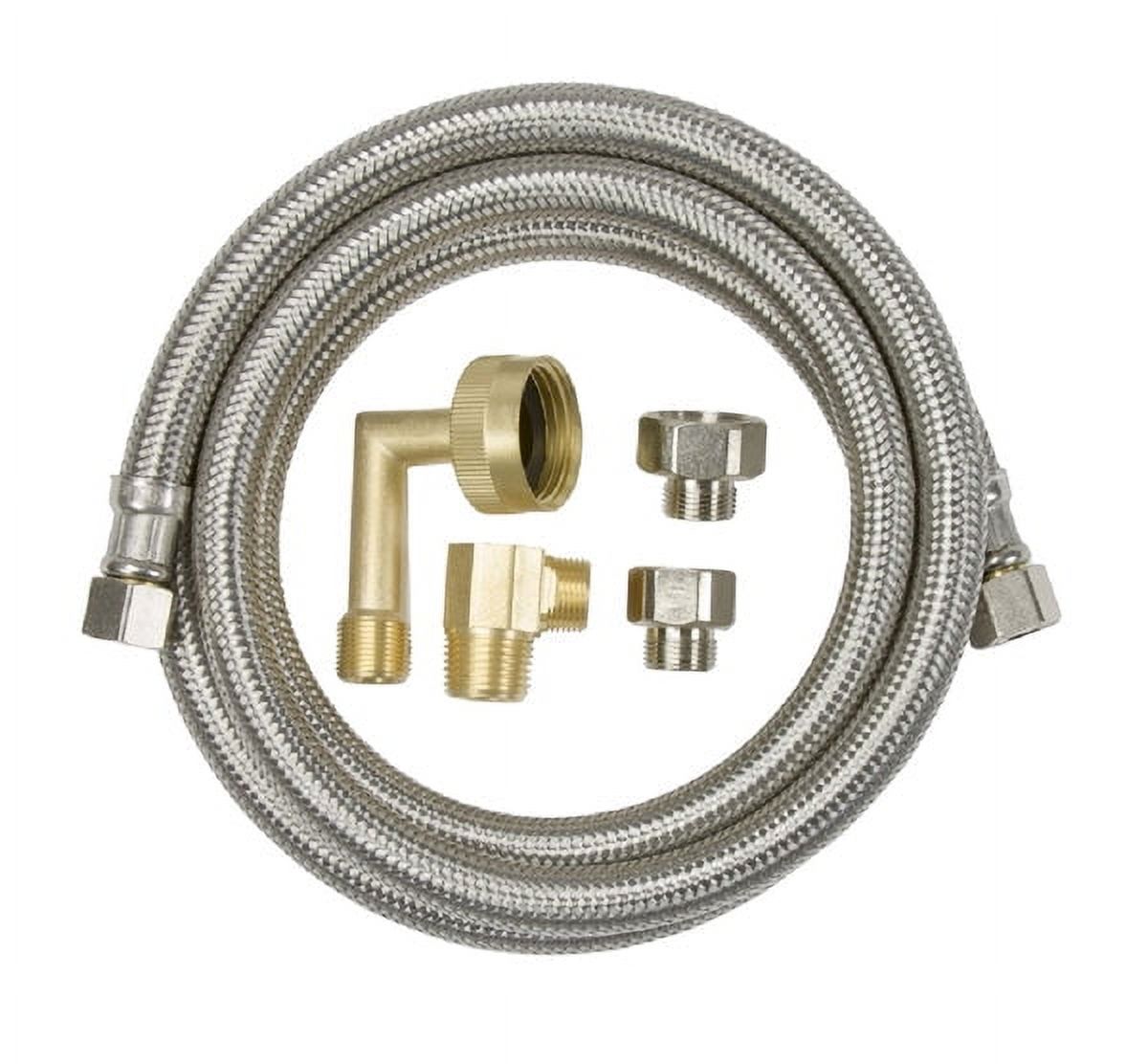 2 PC,Plumb Pak PP25860 Dishwasher Supply Line, 5', Stainless Steel