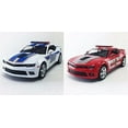 thumbnail image 1 of 2 PC SET: Kinsmart 2014 Chevrolet Camaro Police/Fire Diecast Model 1:38 Chevy, 1 of 5