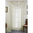 thumbnail image 1 of 2 PC Sheer Voile Window Treatment Rod Pocket Curtain Panels 54" X 84" Long Each, 1 of 4