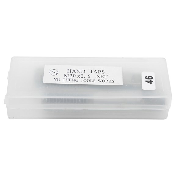2-PC Straight Flute Metric Tap Set for Various Metals & Materials 2pcs steel