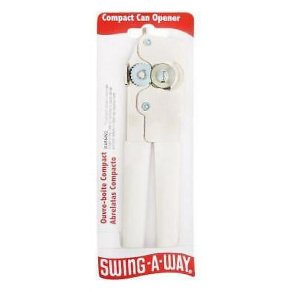 2 PC Swing-A-Way White Steel Manual Compact Can Opener