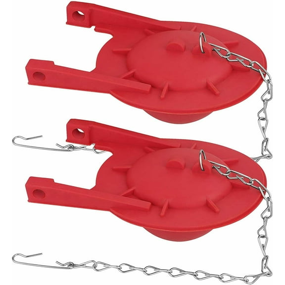 2 PC Toilet Flapper Ultra High Performance Universal Flapper 3-Inch Flush Valves