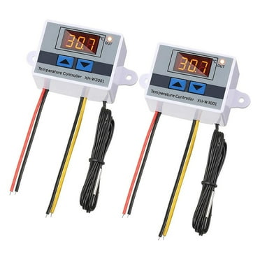 2 PC for XH-W3001 Thermostat Switch,Digital LED Controller with Waterproof Probe