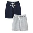 thumbnail image 1 of 2 PCS 1-5T Toddler Baby Boys Girls Summer Casual Shorts Solid Sport Shorts Kids Cotton Athletic Pants, 1 of 8