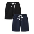 thumbnail image 1 of 2 PCS 1-5T Toddler Baby Boys Girls Summer Casual Shorts Solid Sport Shorts Kids Cotton Athletic Pants, 1 of 9