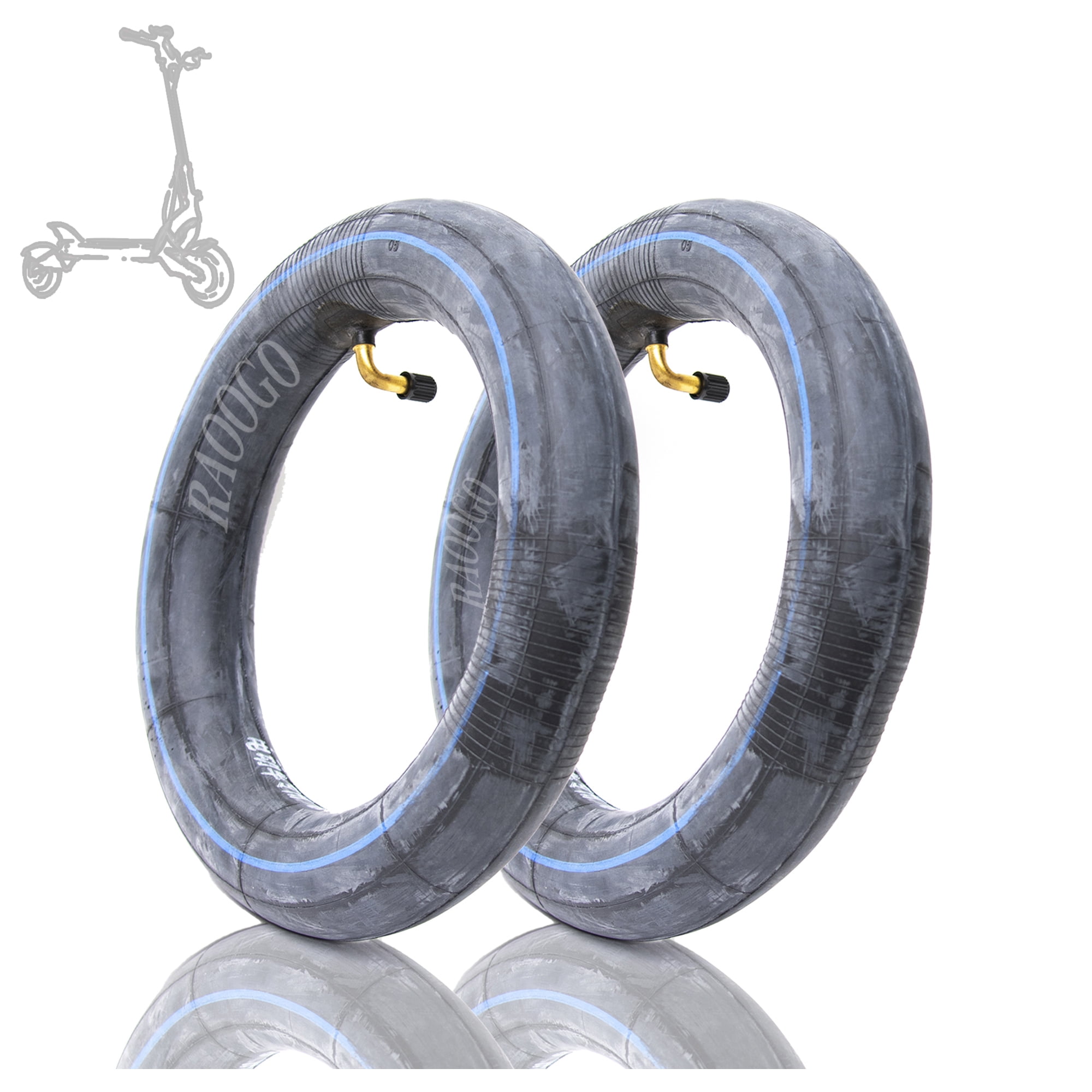 2 PCS 10X2.5 10x2.5 Inner Tube Tire fit 10X3 & 255X80 & 80/65-6 Tire Electric Scooter