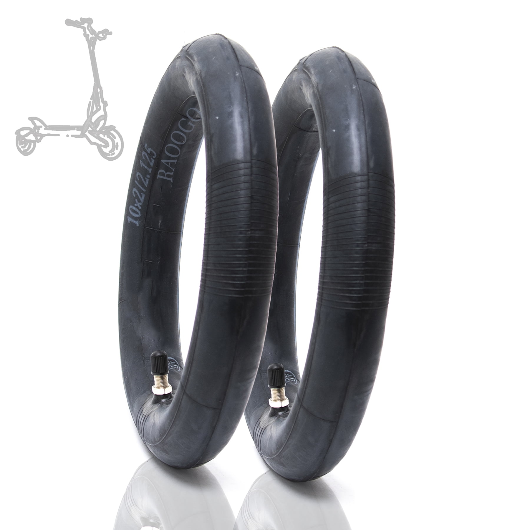 2 PCS 10x2.125 Inner Tube Tire fit 10x2 & 10x2.5 Electric Scooter
