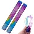 thumbnail image 1 of 2 PCS 12 Inch Flexible Ruler, Bendable Plastic Ruler, Soft Bendable Gradient Colour Rulers with Centimeters and Inches for Classroom Office Supplies, 1 of 9