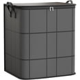 thumbnail image 1 of 2 PCS 140L Large Capacity Storage Bag, Waterproof & Dustproof Foldable Closet Organizer, Heavy Duty Moving Bag with Handles & Zippers for Clothes, Comforters, Blankets, 1 of 7