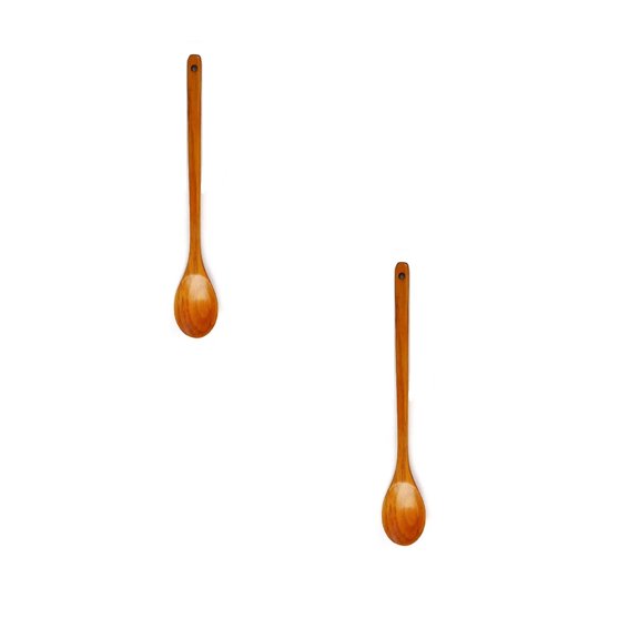2 PCS 16.5 Inch Giant Wood Spoon Long Handled Wooden Spoon For Cooking And Stirring Kitchen Utensil Kitchen Utensils Kitchen Gadgets kitchenware