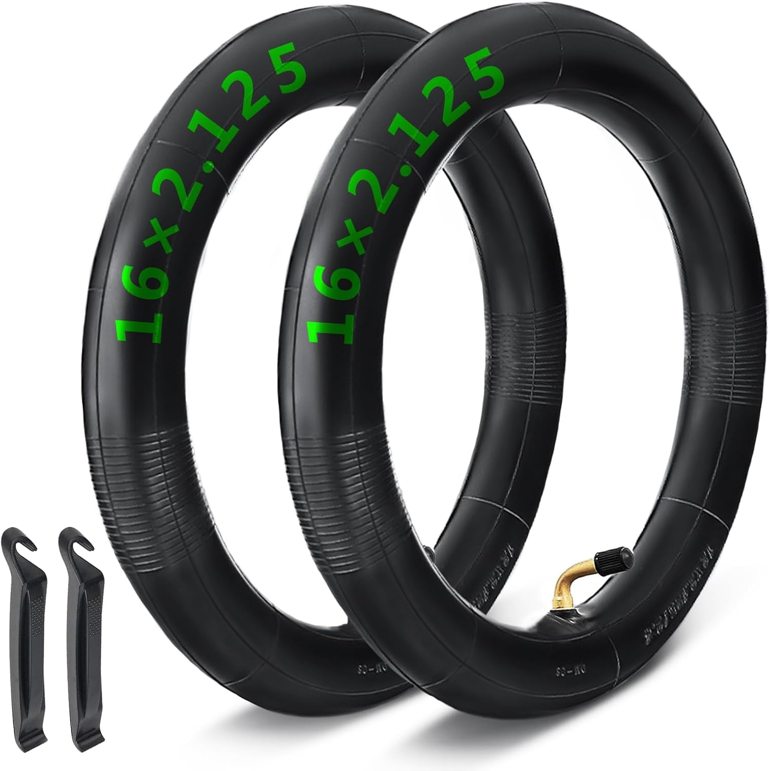 4x 16 Zoll Fahrradschläuche 47/57-305 - Kompatibel Mit E-Bike & Mountainbike