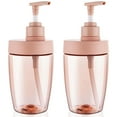 thumbnail image 1 of 2 16 oz Hethyo Refillable Toiletries dispenser Pump Bottles, Bathroom Dispenser Pump Bottles- Pink, 1 of 6