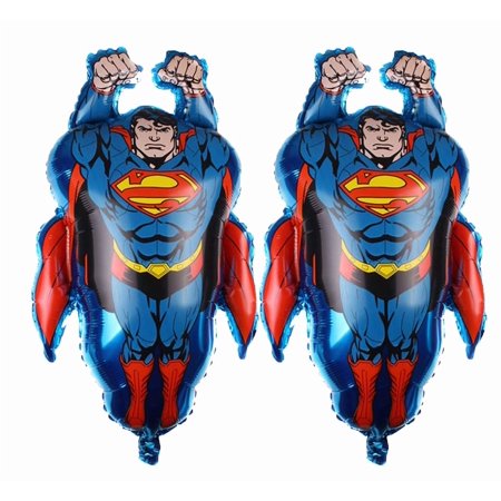 2 PCS 28 inch Man Super Balloons Superhero Man Balloons Birthday Party Balloons