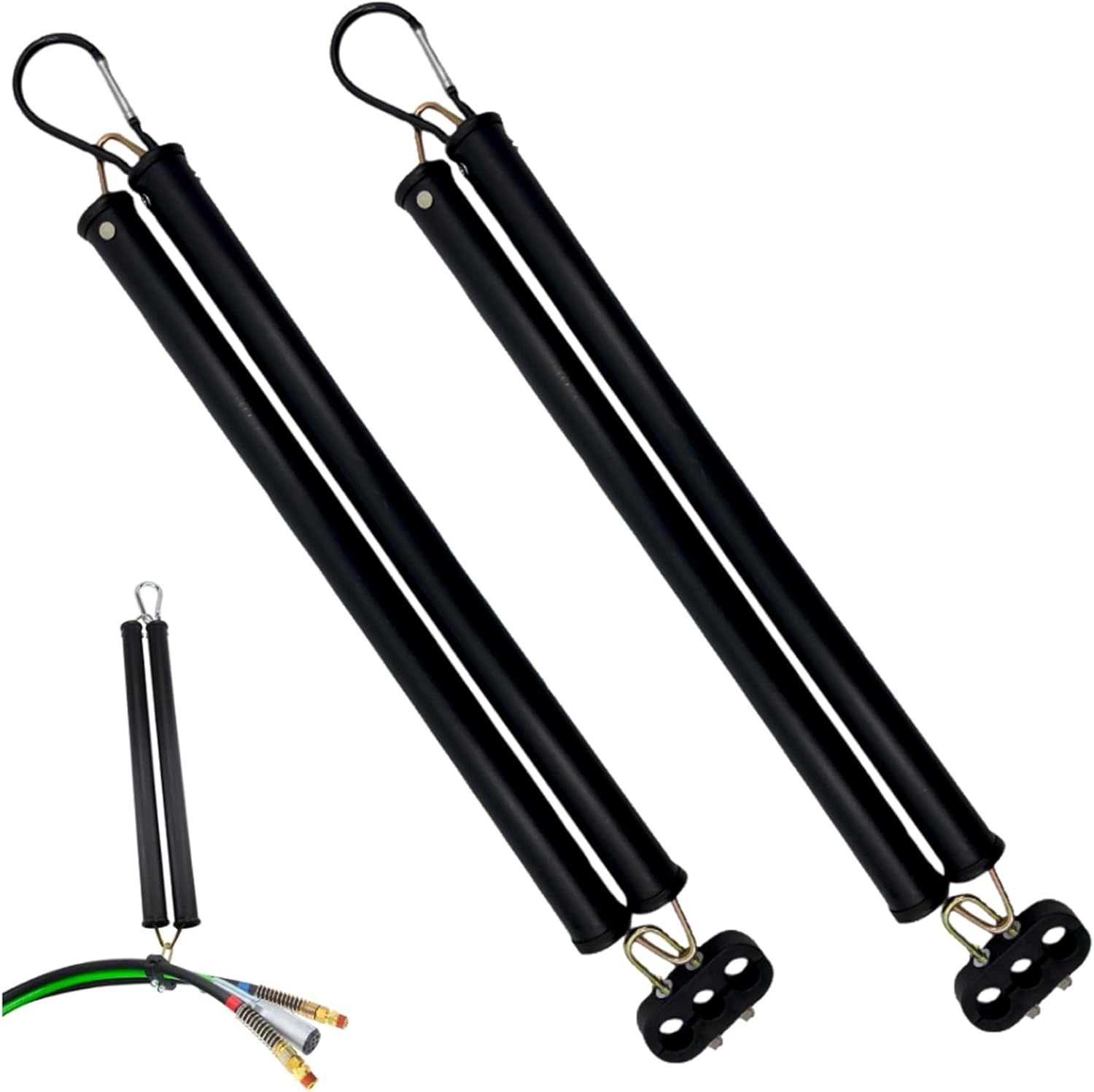 2 PCS 3 in 1 ABS Air Line Hose Tracker Tender Kit with 20