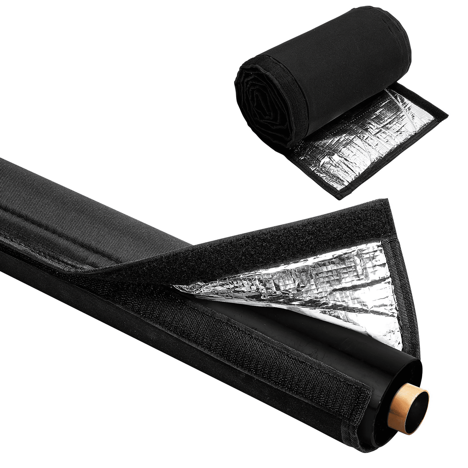 2 PCS 3-Layer HVAC Copper Pipe Insulation Covers, 72 x 10.2 in Oxford ...