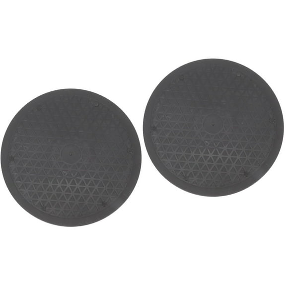 WRISTBIQUE 2-Pack Black Rotating Kitchen Cabinet Turntable Organizer for Home Storage and Easy Access