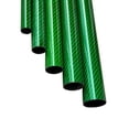 thumbnail image 1 of 2 PCS 3K Carbon Fiber Tube Colored, Length 500mm, Outer Diameter 12mm, Inner Diameter 10mm,For Drone Frame Quadcopters Green, 1 of 5